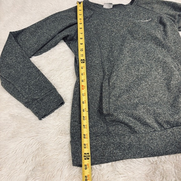 COLUMBIA marled gray woman’s pullover long sleeve w/pockets Size XS - Picture 3 of 10